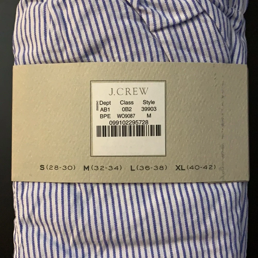 J Crew Patterned Boxers Classic Stripes 3 boxers total